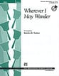 Wherever I May Wander Handbell sheet music cover